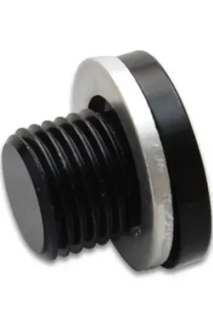Vibrant M12 x 1.25 Metric Aluminum Port Plug with Crush Washer — PMD Premier Motoring Development Wholesale