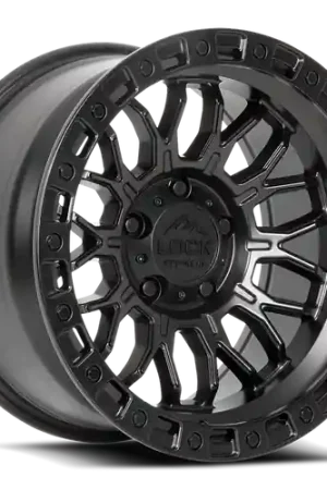 LOCK OFFROAD COMBAT 5x127 17x9-12 Matte Black W Matte Black Ring Buy Direct