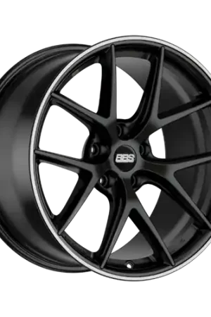 BBS CI-R 5x114.3 19x8.5 +43 Satin Black Polished Rim Protector Fan Favorite