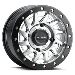 Raceline A12SB Squad 4X137 15x7 38 Silver and Black Ring Special Discount