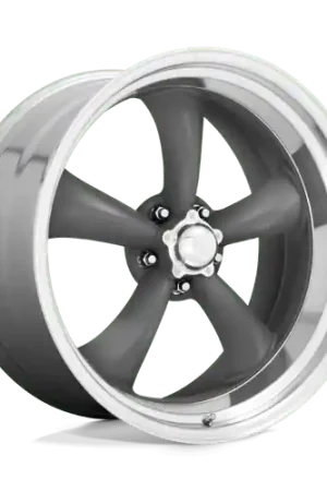 American Racing Vintage VN215 CLASSIC TORQ THRUST II 5X114.3 14X7 0 MAG GRAY W/ MACHINED LIP Viral