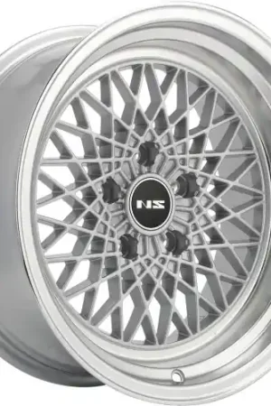 Free Delivery Ns Wheels NS-MDV2 4x114.3 16x9.5 +0 Silver with Machined Lip