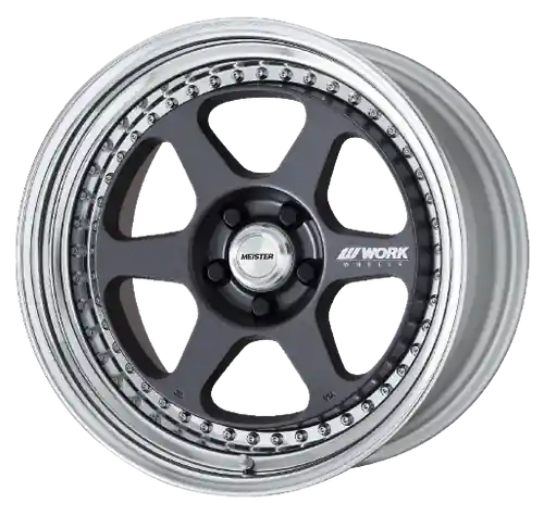 Worldwide Shipping Work Meister L1 3P 5x115 18x15-64 L Disk Matte Gunmetal