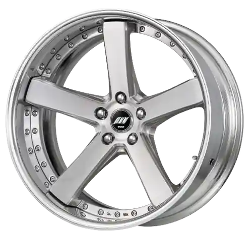 Work Zeast Black Label Bst2 5x120 19x9.5+22 W Disk Brush Silver Clear Last Chance