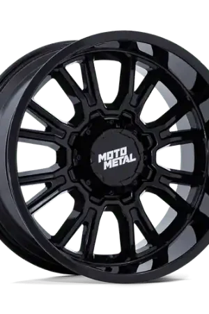 Luxury Moto Metal MO810 LEGACY 5X127/5X139.7 17X9 +20 GLOSS BLACK