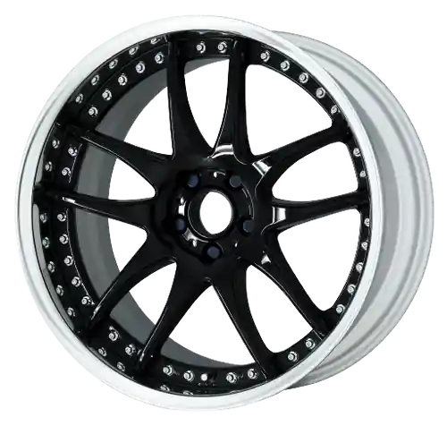 In Demand Work Emotion Cr 3P 5x115 18x8-12 R Disk Gloss Black