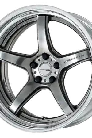 Work T5R 2P 5x114.3 19x10.0 +22 GT SILVER Genuine