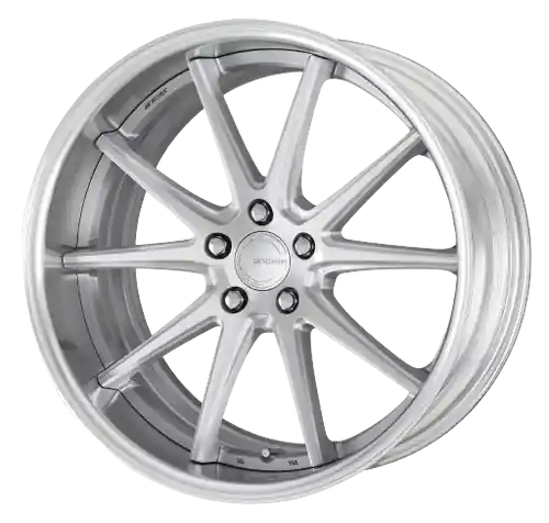 Work Gnosis Cv201 5x114.3 21x8.5+0 O Disk Brush Silver Clear Warranty Included