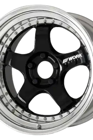 Brand New Work Meister S1 3P 5x108 18x9.5-3 L Disk Black
