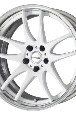 Work Cr 2P 5x115 18x10.5 +38 Gloss White Viral