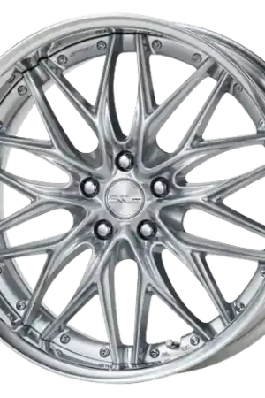 Work Schwert Quell 5x114.3 21x9+38 O Disk Silky Rich Silver Express Delivery