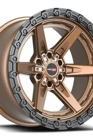 Instant Buy Vortek VRT-602 6x135/6x139.7 20x10 -24 Matte Bronze With Black Bead Ring