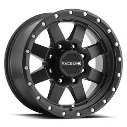 Shop Now Raceline 935B Defender 5X160 16x6.5 45 Satin Black