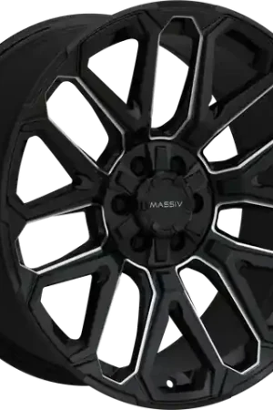Holiday Sale MASSIV OFF-ROAD OR5 5X127/5X139.7 17x9 -12 BLACK AND MILLED