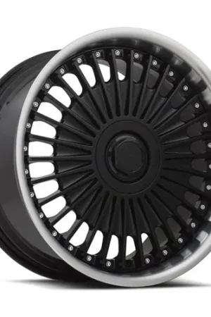 Certified MRR VP4 5x120 22x10.5 +40 Black Machined Lip