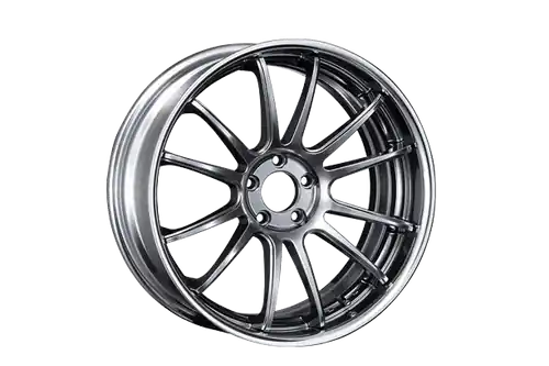 Professional Grade Ssr Reiner Type 12R 5x100 19X10.5 45 Super Low Disk Titan Silver