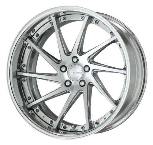 Work Gnosis Cvs 5x108 21x12.5+22 R Disk Composite Buffed And Brushed Genuine