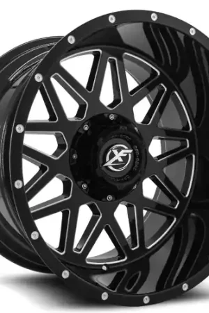 Flash Sale XF Off-Road XF-211 5x127/5x139.7 20x10 -12 Gloss Black & Milled
