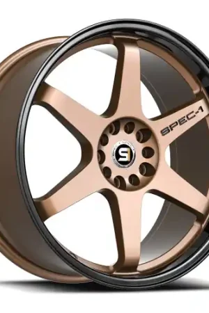 Spec-1 SPT-33 5x100/5x114.3 17x8 +38 Matte Bronze & Black Lip Place Order