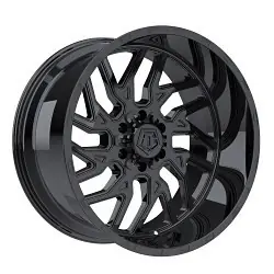 TIS 544B 5x127/5x139.7 18x9 +0 Gloss Black Worldwide Shipping