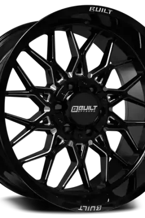 Axe BTO-2 6x135/6x139.7 22X10 -19 GLOSS BLACK MILLED Free Shipping