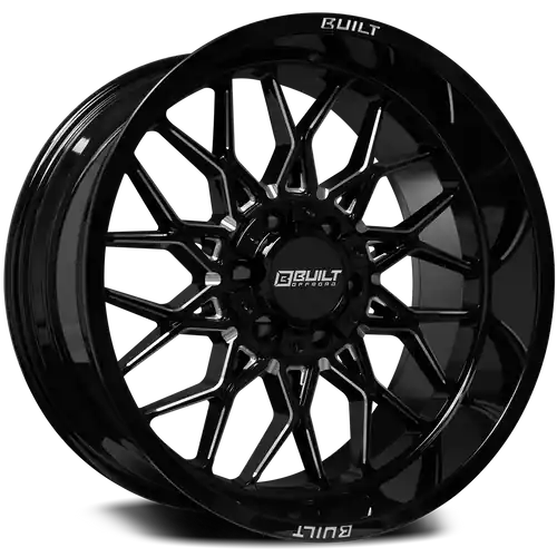 Axe BTO-2 6x135/6x139.7 22X10 -19 GLOSS BLACK MILLED Free Shipping