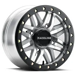 Luxury Raceline A91MA Ryno 4X156 15x7 10 Machined and Black Ring