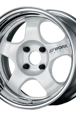 Fresh Stock Work Meister S1 2P 4x114.3 15x9+22 O Disk White