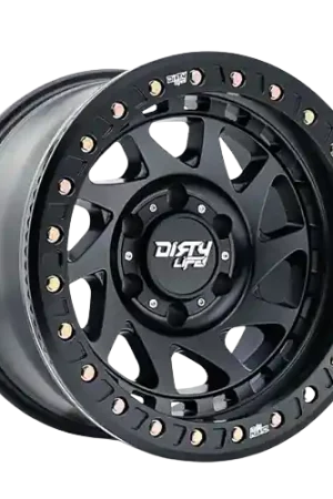 Top Pick Dirty Life Enigma Race 9313 5x127 17x9-38 Matte Black