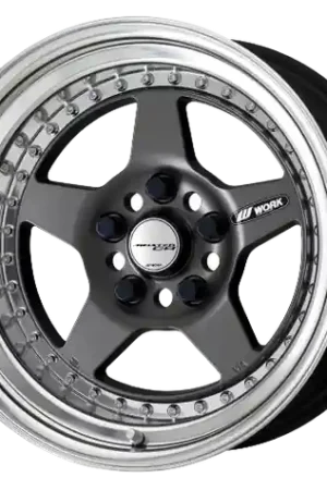 Work Meister Cr01 5x108 16x8+45 O Disk Matte Gunmetal Direct From Factory