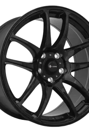 Time-Limited Vors TR4 5x120 18x9.5  +22 Gloss Black