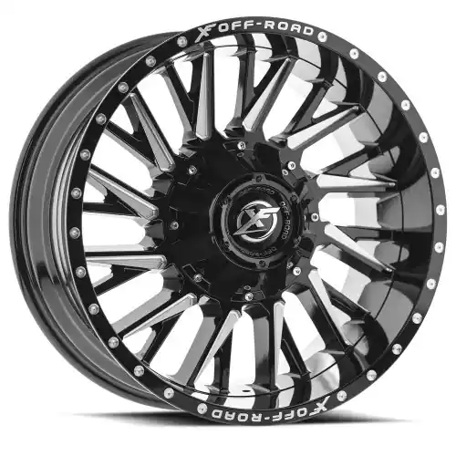 XF Off-Road XF-226 8x165.1/8x180 20x9 +0 Gloss Black & Milled Limited Time