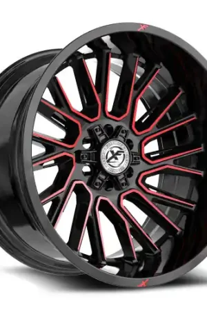 Trending XF Off-Road XF-230 6x135/6x139.7 20x9 +0 Gloss Black & Red Machined