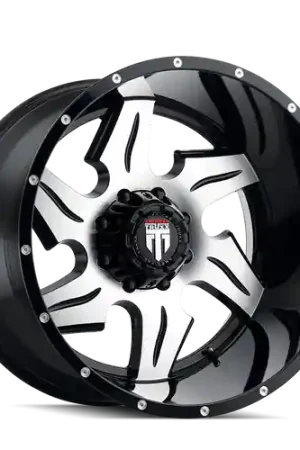 American Truxx Ninja AT163 5x150 22x14-76 Black/Machined Buy Direct