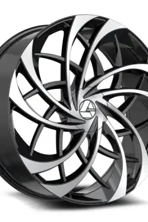 Azara AZA-540 5x112/5x114.3 18x8 +35 Gloss Black & Machined Don’t Miss Out