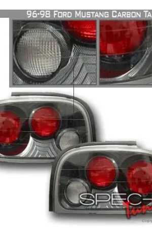 Ford Mustang Custom Disco Carbon Taillights - LT-MUS96CF-YD Best Choice