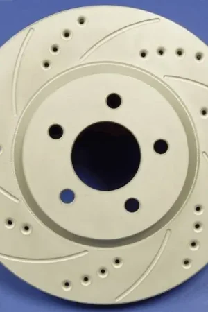 Infiniti G35 SP Performance Cross Drilled and Slotted Vented Front Rotors - F32-375 Direct From Manufacturer