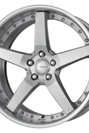 Work Gnosis Gr203 5x120 21x12.5+30 H Disk Brush Silver Clear Certified