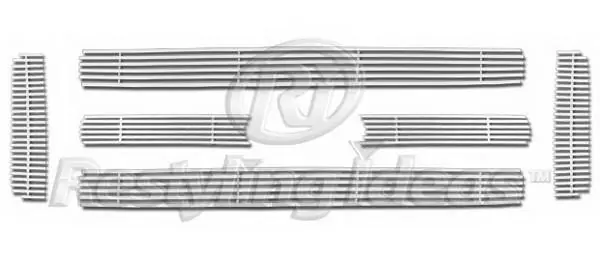 Ford Superduty Restyling Ideas Upper Grille -Stainless Steel Billet - 72-SB-FOF2505-T-NC Direct From Factory