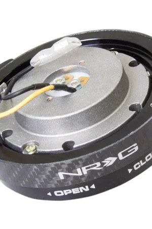 NRG Innovations Thin Steering Wheel Hub Quick Release; Carbon Fiber New Release