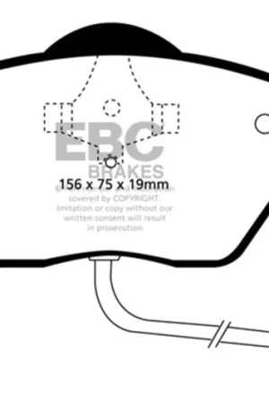 Same Day Shipping EBC 97-99 Audi A8 Quattro 4.2 (4 Pad Set) Greenstuff Front Brake Pads — PMD Premier Motoring Development