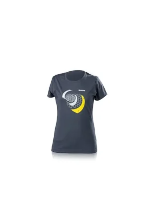 Akrapovic Lifestyle T-shirt Mesh Womens Blue-Grey - Small — PMD Premier Motoring Development Limited Time
