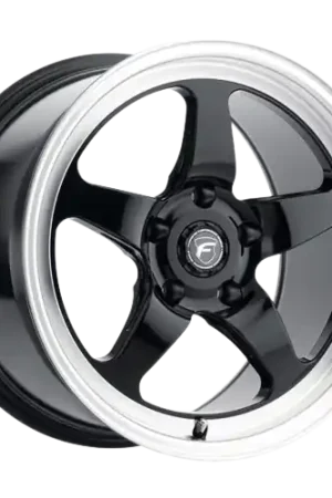 Forgestar D5 Drag 5x120.65 15x10 +50 Gloss Black Machined Direct From Factory
