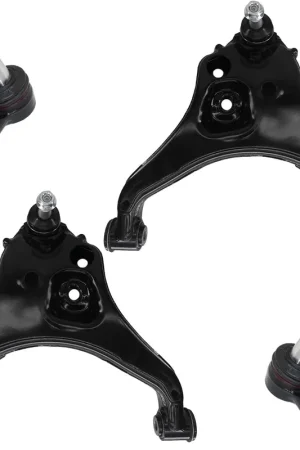 Fast Shipping 4pc Front Lower Control Arms Outer Tie Rods Suspension Kit