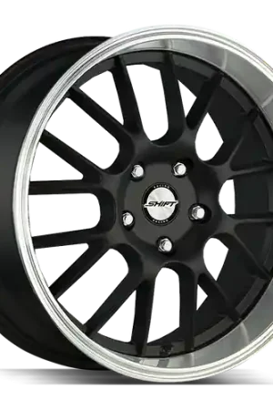 Last Chance Shift Crank 5x114.3/5x120 18x8.5 +30 Black Polished Lip