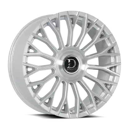 DOLCE LUXURY ROMA 5x127/5x130 22x9 +38 Glossy Silver Brush Face Price Cut