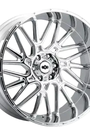 Vision Off-Road 404 Brawl 8x170 24x12-51 Chrome Authentic