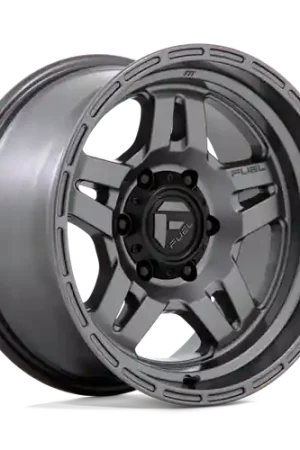 Top Pick Fuel 1PC D801 OXIDE 5X127 17X8.5 +1 MATTE GUNMETAL