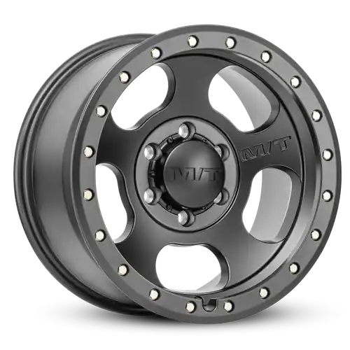 Direct From Factory Mickey Thompson Canyon Pro Black 8X170 17x9 +0 Satin Black. Zinc Bolts