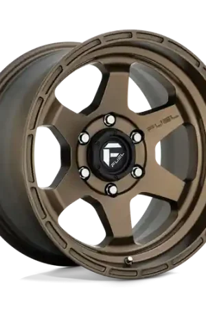 Fuel 1PC D666 SHOK 6X139.7 17X9 +1 MATTE BRONZE Big Sale